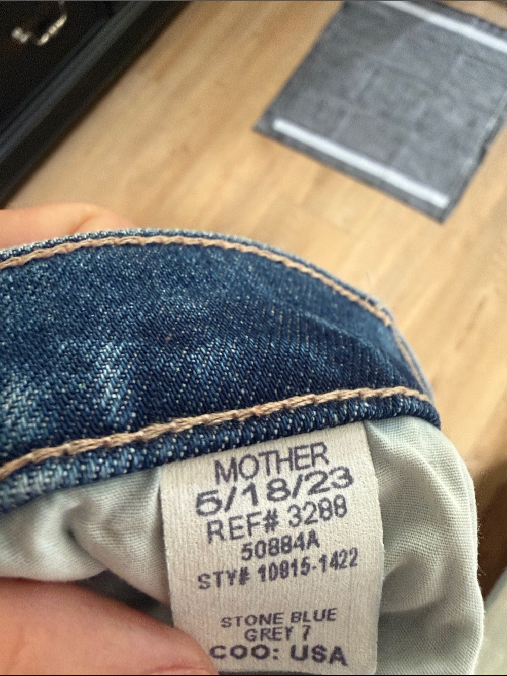 Mother Wide Leg Women's Jeans size 26, stone blue - Picture 5 of 10